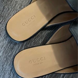 Gucci leather loafers